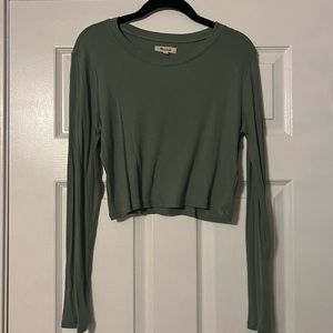 Madewell Longsleeve Cropped Tee